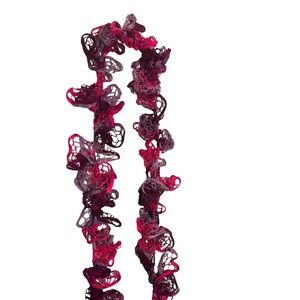 Crochet Ruffled Scarf